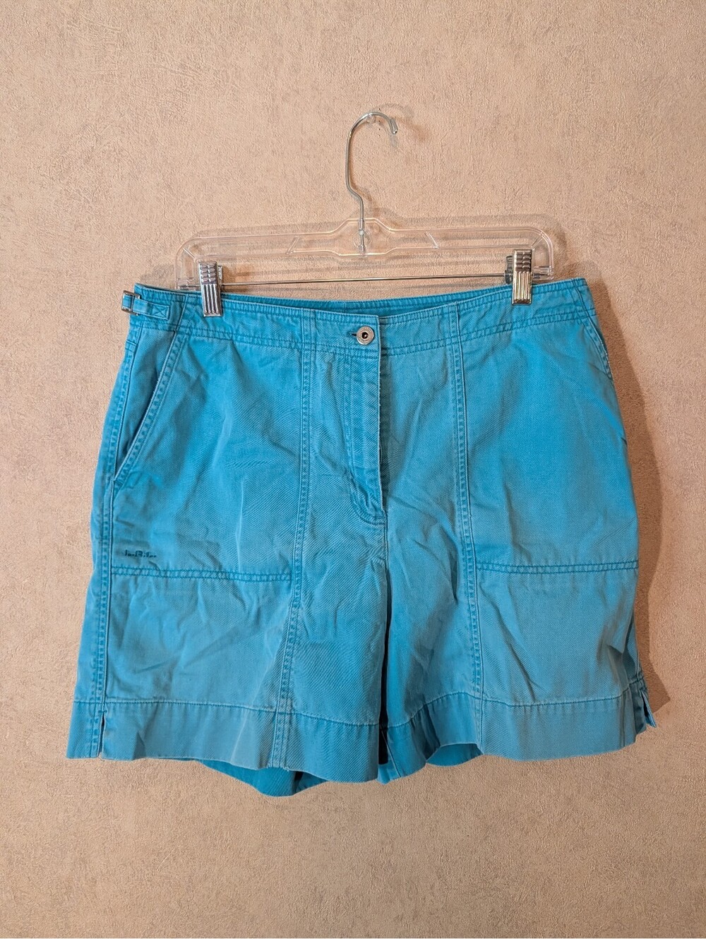 VINTAGE LAUREN RALPH LAUREN aqua blue shorts sz 12